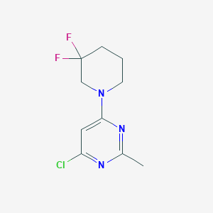 4-Chloro-6-(3,3-difluoropiperidin-1-yl)-2-methylpyrimidine