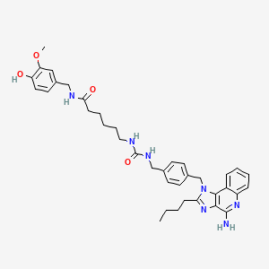 molecular formula C37H45N7O4 B14763528 IMD-vanillin 