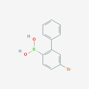 molecular formula C12H10BBrO2 B14763542 (5-Bromo-[1,1'-biphenyl]-2-yl)boronic acid 