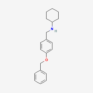 N-(4-(Benzyloxy)benzyl)cyclohexanamine