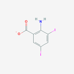 2-Amino-3,5-diiodobenzoate