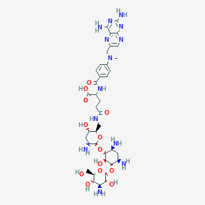 molecular formula C38H57N13O13 B14763644 Methotrexyl Tobramycin Amide 