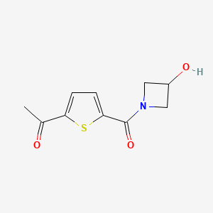 1-(5-(3-Hydroxyazetidine-1-carbonyl)thiophen-2-yl)ethan-1-one