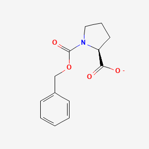 1,2-Pyrrolidinedicarboxylic acid, 1-(phenylmethyl) ester, (2S)-