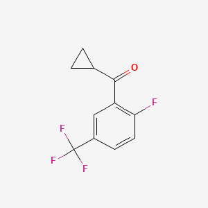 Cyclopropyl(2-fluoro-5-(trifluoromethyl)phenyl)methanone