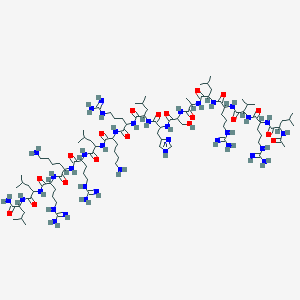 molecular formula C97H181N37O19 B14763706 Lrvrlashlrklrkrll 