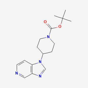 molecular formula C16H22N4O2 B14763740 4-Imidazo[4,5-c]pyridin-1-yl-piperidine-1-carboxylic acid tert-butyl ester 