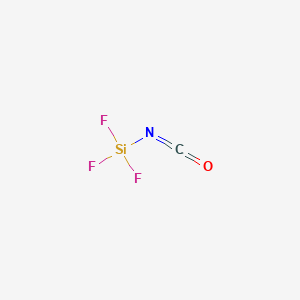 molecular formula CF3NOSi B14763748 Trifluoro(isocyanato)silane CAS No. 352-36-3