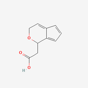 2-(1,3-Dihydrocyclopenta[c]pyran-1-yl)acetic acid