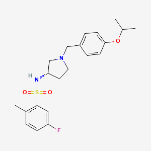 molecular formula C21H27FN2O3S B14763773 (S)-Gyramide A 