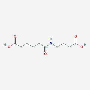 molecular formula C10H17NO5 B14763790 6-((3-Carboxypropyl)amino)-6-oxohexanoic acid 