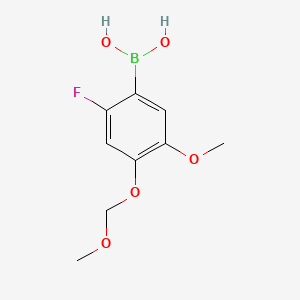 (2-Fluoro-5-methoxy-4-(methoxymethoxy)phenyl)boronic acid