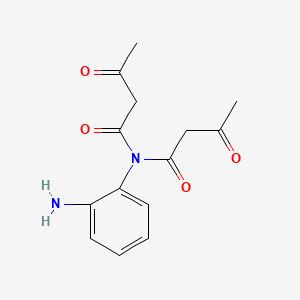 N-(2-aminophenyl)-N-(1,3-dioxobutyl)-3-oxobutanamide