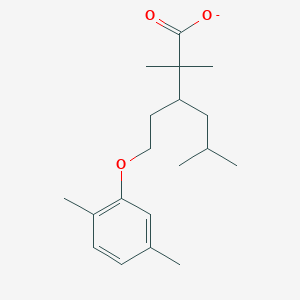 3-[2-(2,5-Dimethylphenoxy)ethyl]-2,2,5-trimethylhexanoate