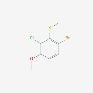 molecular formula C8H8BrClOS B14763869 (6-Bromo-2-chloro-3-methoxyphenyl)(methyl)sulfane 