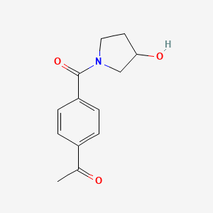 1-(4-(3-Hydroxypyrrolidine-1-carbonyl)phenyl)ethan-1-one