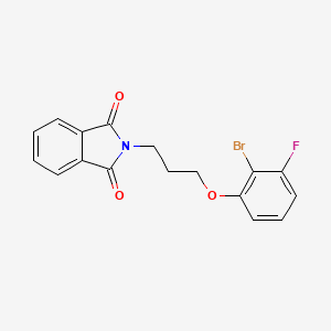 2-(3-(2-Bromo-3-fluorophenoxy)propyl)isoindoline-1,3-dione