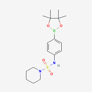 N-(4-(4,4,5,5-Tetramethyl-1,3,2-dioxaborolan-2-yl)phenyl)piperidine-1-sulfonamide