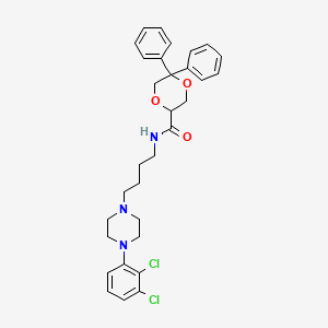 molecular formula C31H35Cl2N3O3 B14763899 Dopamine D3 receptor antagonist-1 