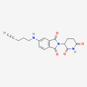 Pomalidomide-5'-C3-alkyne