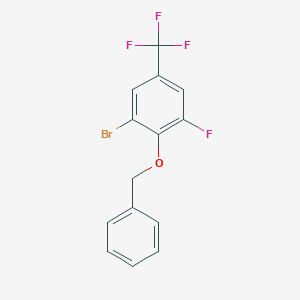 2-(Benzyloxy)-1-bromo-3-fluoro-5-(trifluoromethyl)benzene