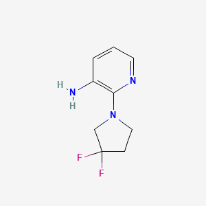 molecular formula C9H11F2N3 B1476397 2-(3,3-Difluoropyrrolidin-1-yl)pyridin-3-amine CAS No. 1936671-29-2