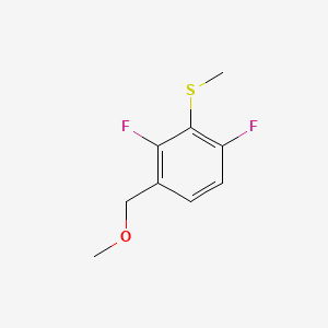 molecular formula C9H10F2OS B14763991 (2,6-Difluoro-3-(methoxymethyl)phenyl)(methyl)sulfane 