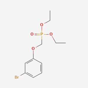 molecular formula C11H16BrO4P B14764008 Diethyl ((3-bromophenoxy)methyl)phosphonate 