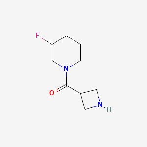 molecular formula C9H15FN2O B1476401 氮杂环己烷-3-基(3-氟哌啶-1-基)甲烷酮 CAS No. 1996760-95-2