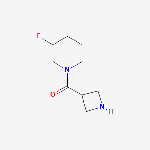 molecular formula C9H15FN2O B1476401 Azetidin-3-yl(3-fluoropiperidin-1-yl)méthanone CAS No. 1996760-95-2