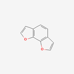 molecular formula C10H6O2 B14764020 furo[3,2-g][1]benzofuran CAS No. 211-47-2