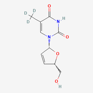 molecular formula C10H12N2O4 B14764043 Stavudine-d3 