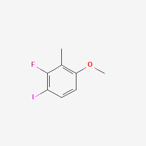 molecular formula C8H8FIO B14764072 2-Fluoro-1-iodo-4-methoxy-3-methylbenzene 