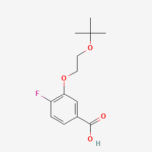 3-(2-(tert-Butoxy)ethoxy)-4-fluorobenzoic acid