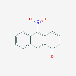 molecular formula C14H9NO3 B14764088 10-nitro-2H-anthracen-1-one 