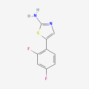 molecular formula C9H6F2N2S B14764101 5-(2,4-Difluorophenyl)thiazol-2-amine 