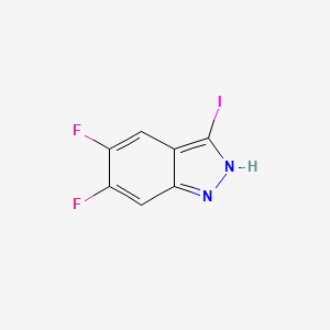 molecular formula C7H3F2IN2 B14764110 5,6-Difluoro-3-iodo-1H-indazole CAS No. 944904-40-9