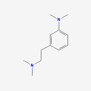 molecular formula C12H20N2 B14764113 3-(Dimethylamino)-N,N-dimethylbenzeneethanamine 