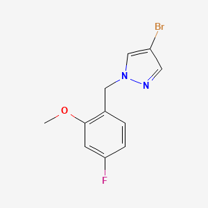 4-Bromo-1-(4-fluoro-2-methoxybenzyl)-1H-pyrazole