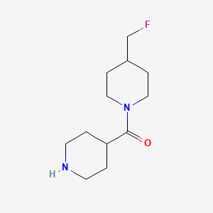 molecular formula C12H21FN2O B1476414 (4-(氟甲基)哌啶-1-基)(哌啶-4-基)甲酮 CAS No. 1997909-58-6