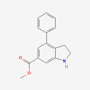 Methyl 4-phenylindoline-6-carboxylate