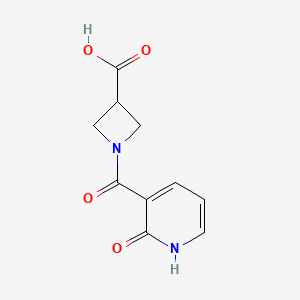 molecular formula C10H10N2O4 B1476422 1-(2-Hydroxynicotinoyl)azetidine-3-carboxylic acid CAS No. 2098011-31-3