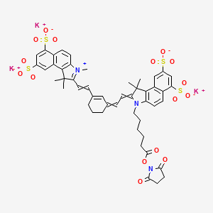 molecular formula C49H48K3N3O16S4 B14764237 Sulfo-Cyanine7.5 NHS ester 