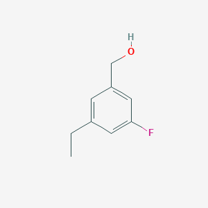 molecular formula C9H11FO B14764242 (3-Ethyl-5-fluorophenyl)methanol 