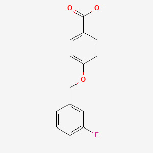 4-[(3-Fluorophenyl)methoxy]benzoate