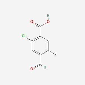 2-Chloro-4-formyl-5-methylbenzoic acid