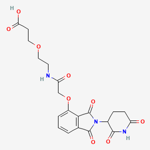 Thalidomide-O-acetamido-PEG1-C2-acid