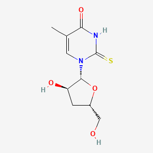 1-[(2R,3R,5S)-3-hydroxy-5-(hydroxymethyl)oxolan-2-yl]-5-methyl-2-sulfanylidenepyrimidin-4-one