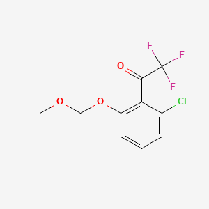 1-(2-Chloro-6-(methoxymethoxy)phenyl)-2,2,2-trifluoroethanone