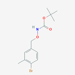 molecular formula C13H18BrNO3 B14764320 tert-Butyl (4-bromo-3-methylbenzyl)oxycarbamate 